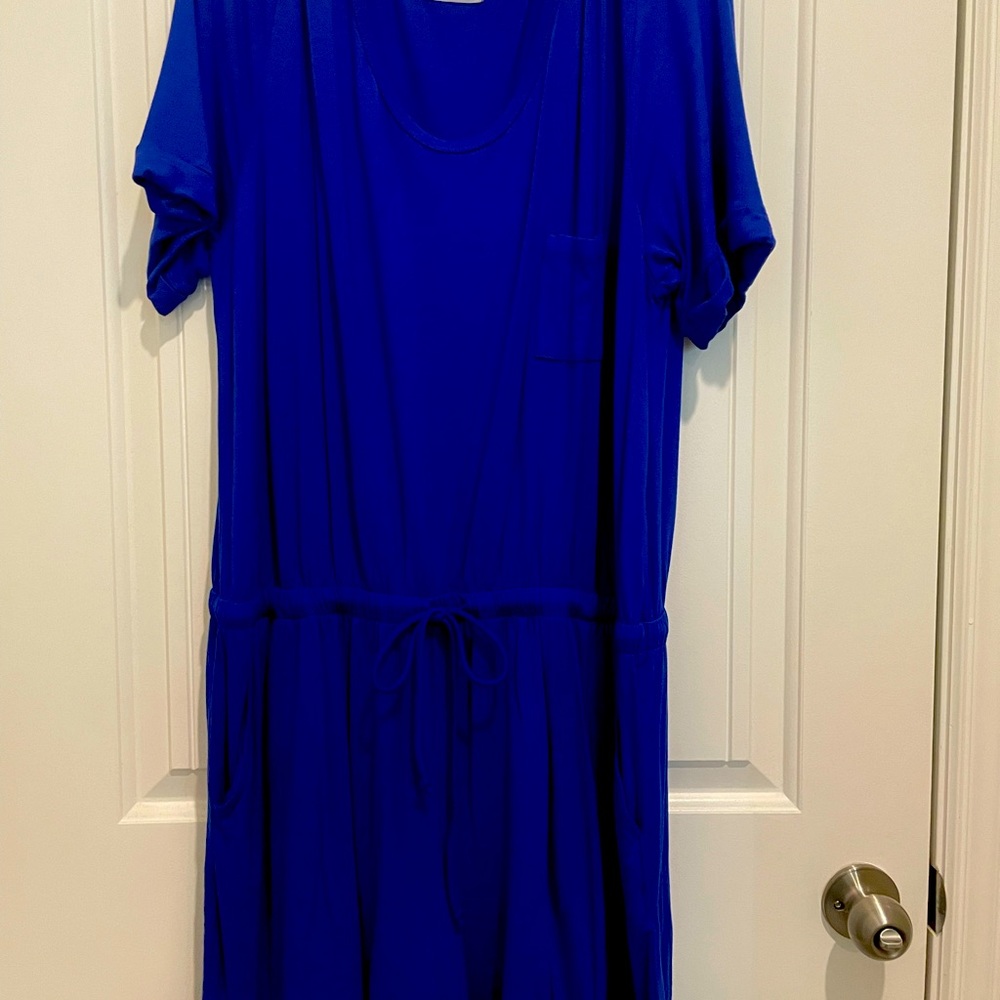 Blue shorts romper. Size 2X.